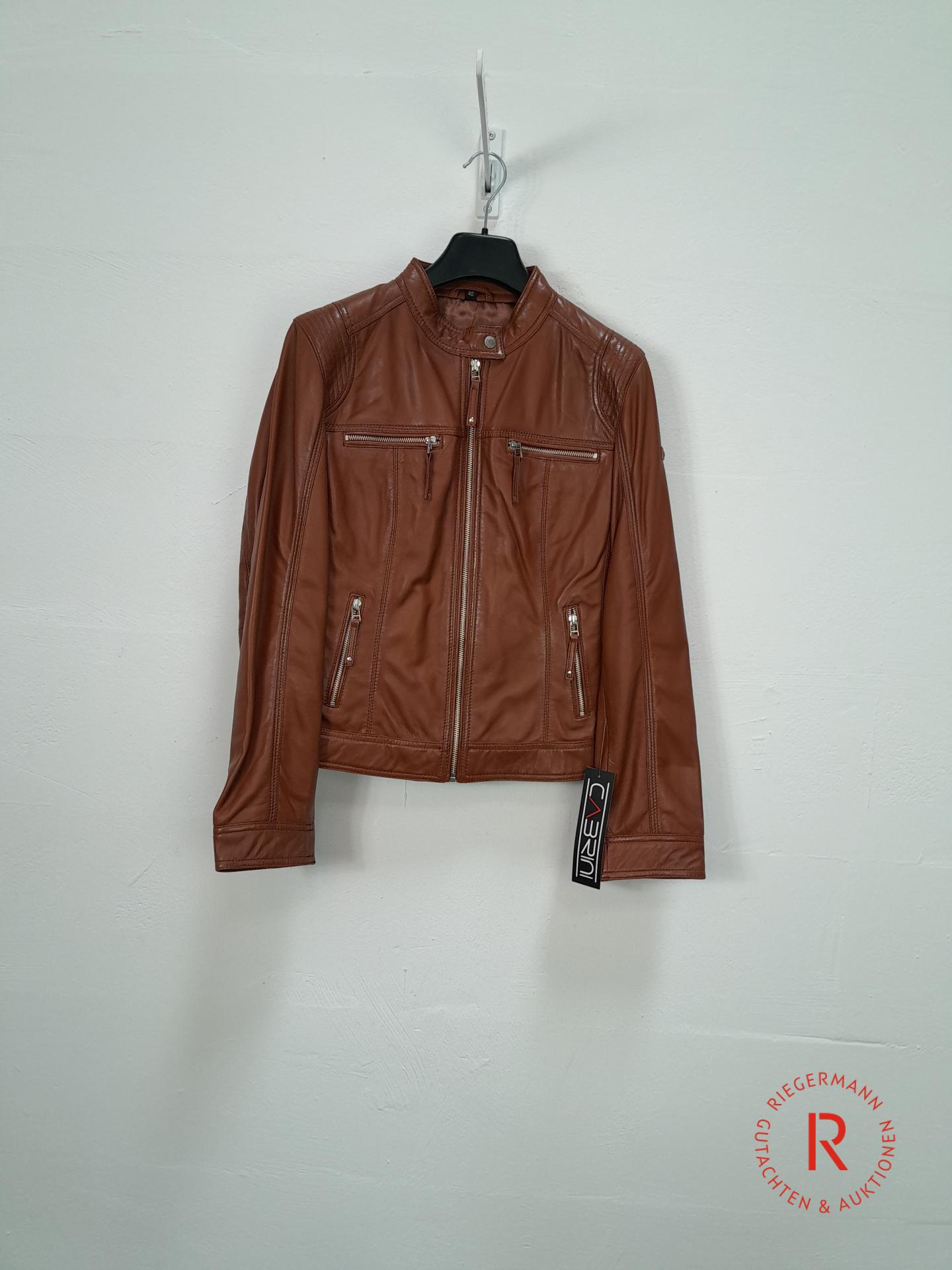 DAMEN LEDERJACKE GRÖSSE 40